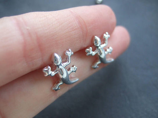 Fashion Insect Gecko Lizard Ear Studs Chameleon Ear Studs Animal Crocodile Ear Studs Dinosaur Ear Studs