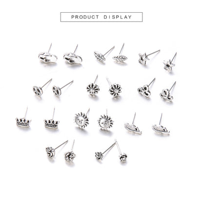 Wholesale Jewelry Fashion Flip Flops Pine Cone Shape Earring 11 Pairs Set Gooddiy