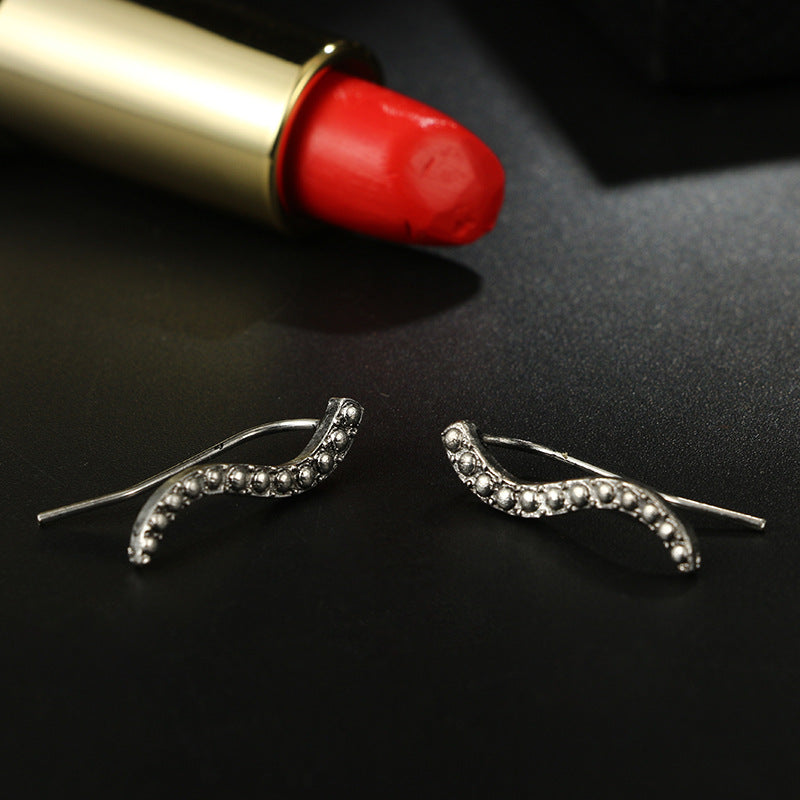 Simple Style Geometric Plating Alloy Earrings Ear Studs