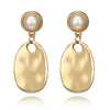 Fashion Pearl Five-pointed Star Branch Snowflake Tassel Earrings