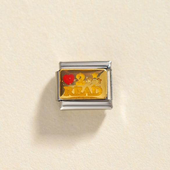 9*10mm 304 Stainless Steel Flower Italian Charms