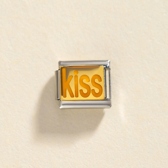 9*10mm 304 Stainless Steel Flower Italian Charms