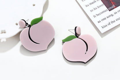 Gooddiy Jewelry Wholesale Simple Fruit Watermelon Strawberry Lemon Cherry Earrings