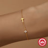 925 Sterling Silver Cable Chain Bracelets IG Style Simple Style