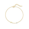 925 Sterling Silver Cable Chain Bracelets IG Style Simple Style