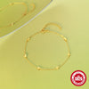 925 Sterling Silver Cable Chain Bracelets Simple Style