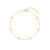 925 Sterling Silver Cable Chain Bracelets Simple Style