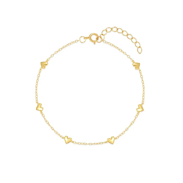 925 Sterling Silver Cable Chain Bracelets Simple Style