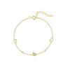 925 Sterling Silver Cable Chain Bracelets Simple Style
