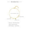 925 Sterling Silver Cable Chain Multi Charms Bracelet Bracelets IG Style Simple Style