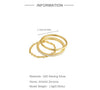 925 Sterling Silver Zircon Geometric Rings 925 Sterling Silver Rings