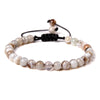 Ethnic Style Solid Color Natural Stone Beaded Bracelets