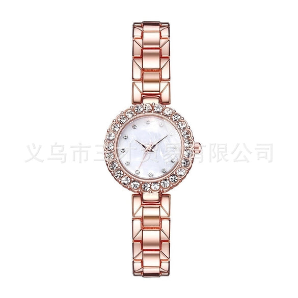 Fashion Geometric Single Folding Buckle Quartz Women's Watches