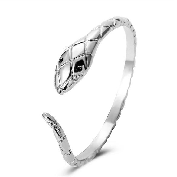 Hip-hop Classic Style Streetwear Animal Metal Plating Hollow Out Inlay Artificial Crystal Artificial Pearls Zircon 18k Gold Plated Silver Plated Wristband Bangle