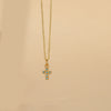Cross-border popular ins style personality cross design pendant clavicle chain versatile personality exquisite necklace jewelry