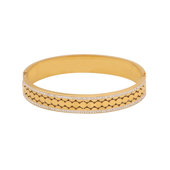 Fashion Stainless Steel Electroplating Bangles