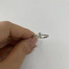 Cross-border new 26 initials micro-inlaid zircon open rings ins style personalized design English letter jewelry