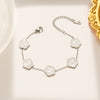 Moderate Luxury Rose Geometric Titanium Steel 18K Gold Plated Necklaces