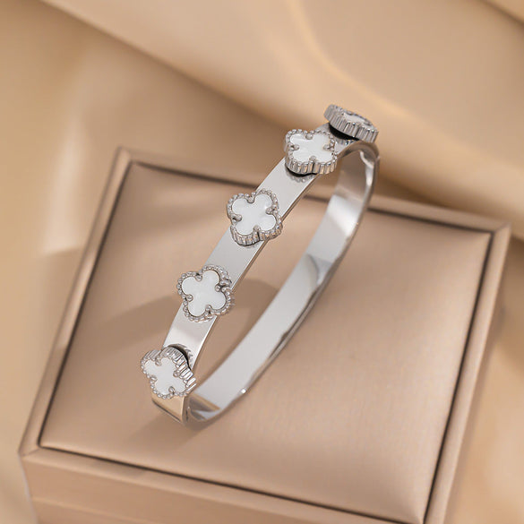 Ellipse Stainless Steel Electroplating Bangles