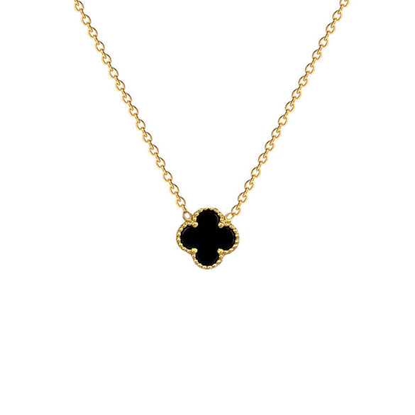 Cartoon Flower Gourd Geometric Titanium Steel Electroplating Necklaces