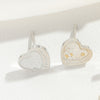 Cross-border hot-selling small, delicate, loving design, hip-hop earrings, niche versatile, cold style, personalized earrings and accessories