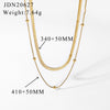 IG Style Chain Geometric Stainless Steel Electroplating Necklaces