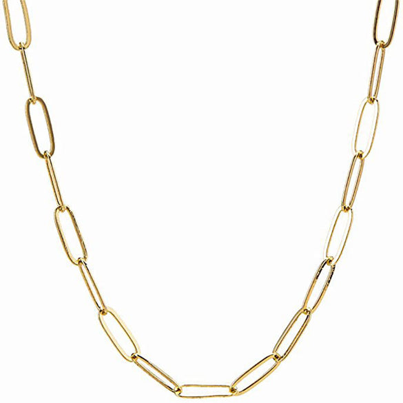 Geometric Stainless Steel Electroplating Necklaces