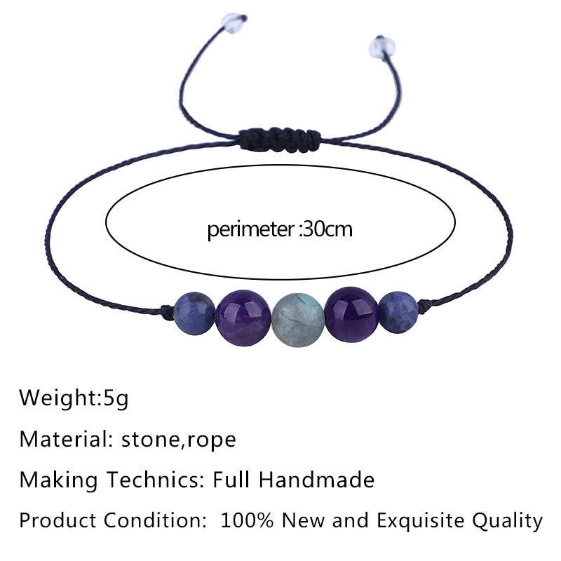 Simple Style Round Rope Women's Bracelets 1 Piece