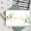 wholesale green plant thank you card 4x6 inch gift card gift packaging greeting card bouquet insert decoration