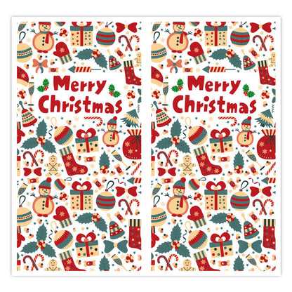 Christmas and New Year Gift Box Sealing Stickers