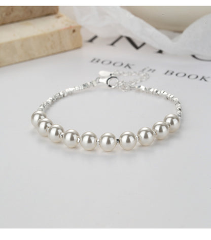 Elegant Lady Geometric Sterling Silver Bracelets In Bulk