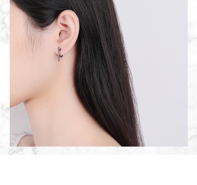 1 Pair Simple Style Geometric Plating Copper Ear Studs