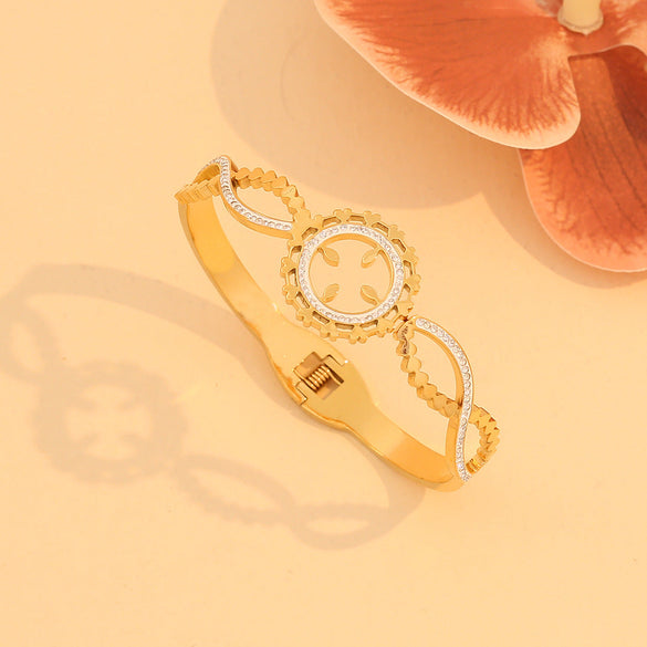 Fashion Stainless Steel Electroplating Bangles