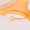 Minimalist Round Stainless Steel Electroplating Bangles