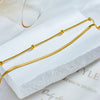 Korean Women Geometric Titanium Steel Anklets