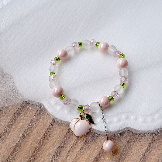 Simple Style Fruit Alloy Beaded Bracelets