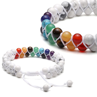 Ig Style Simple Style Round Natural Stone Bracelets In Bulk