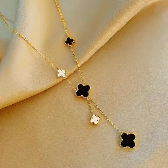Geometric Titanium Steel 18K Gold Plated Necklaces