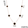 Moderate Luxury Geometric Titanium Steel 18K Gold Plated Necklaces
