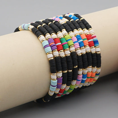 Bohemian Colorful Multi-layered Bracelet