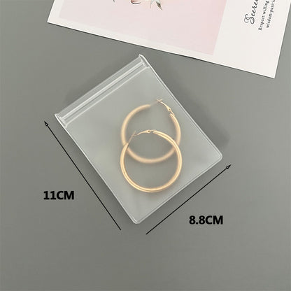 Thickened non-yellow and non-hard earrings bracelet EVA jewelry bag storage sub-packaging portable zipper buckle dust-proof finishing