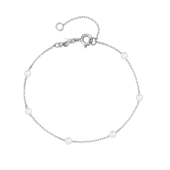 Elegant Geometric Sterling Silver Plating Bracelets