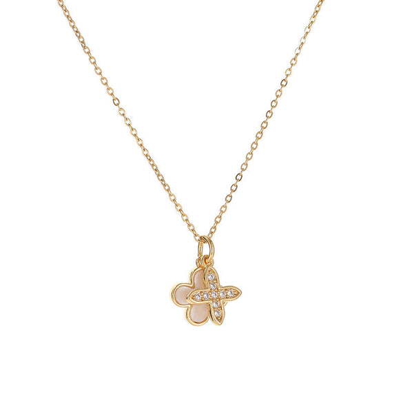 Minimalist U-Shape Geometric Titanium Steel 18K Gold Plated Necklaces