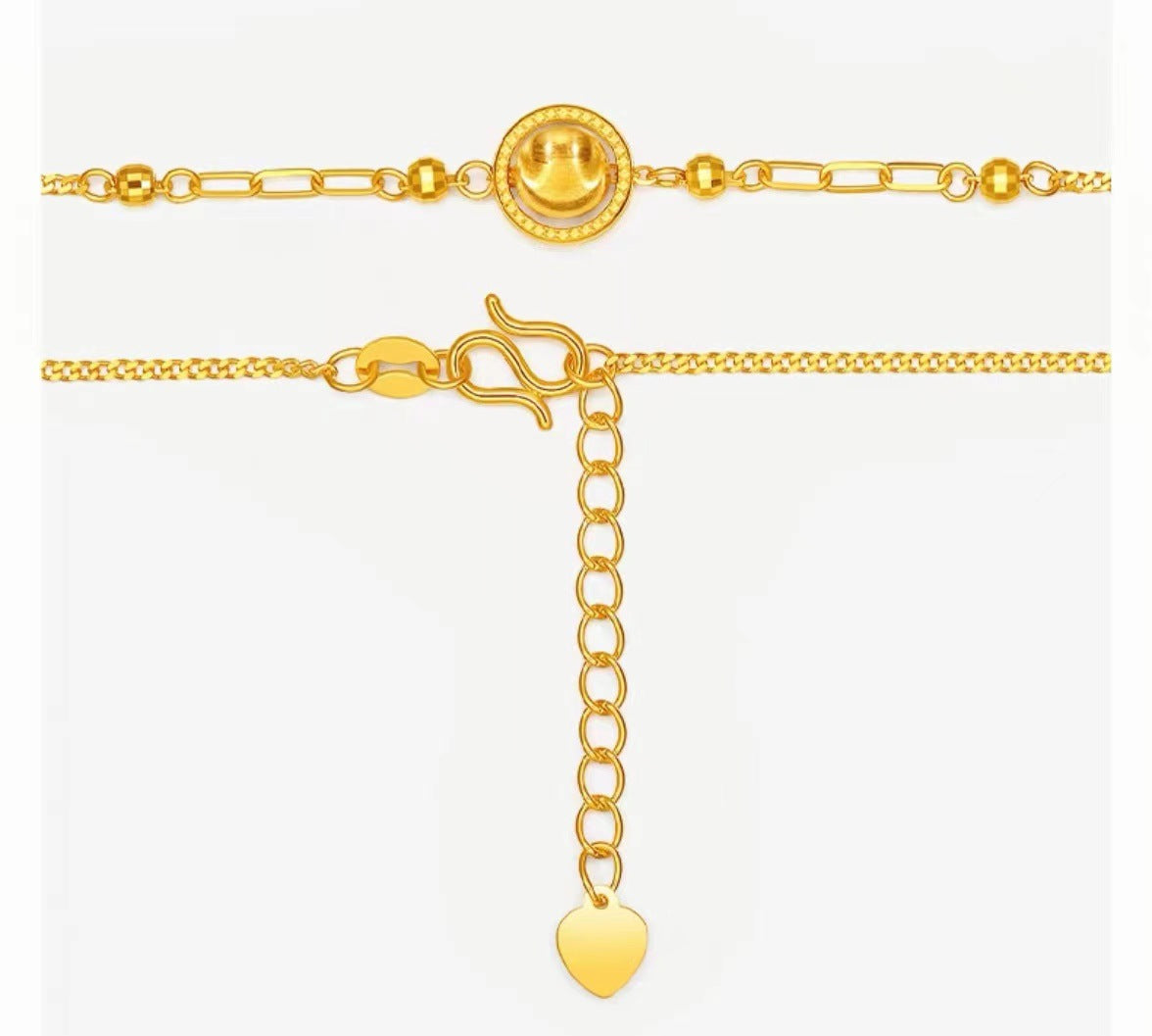 Brass Gold Plated Simple Style Geometric Bracelets