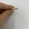 Cross-border new 26 initials micro-inlaid zircon open rings ins style personalized design English letter jewelry