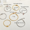 popular love cylindrical lock metal texture bracelet women's ins style OT buckle copper color-preserving electroplating bracelet