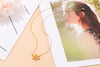 Kalen New European And American Foreign Trade Fashion Personalized Snowflake Necklace Fresh Christmas Gift Necklace Wholesale