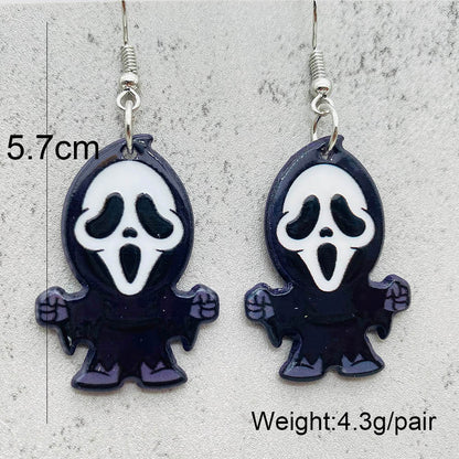 1 Pair Vacation Cartoon Character Arylic Earrings