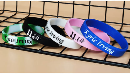 Fashion Letter Silica Gel Unisex Bracelets