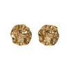 Minimalist Round Geometric Stainless Steel Electroplating Stud Earrings